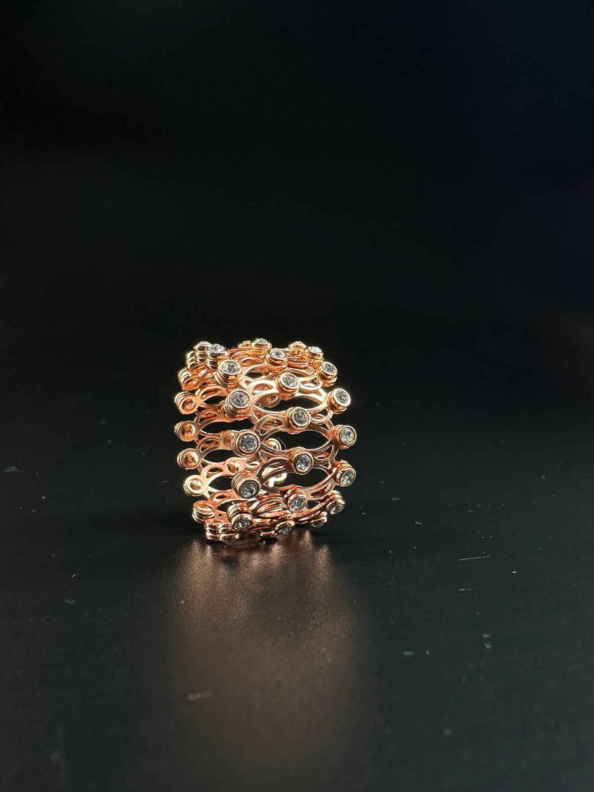 CELESTIA RING-CUM-BRACELET ROSE GOLD