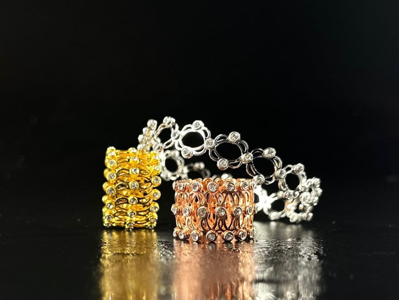 CELESTIA RING-CUM-BRACELET ROSE GOLD