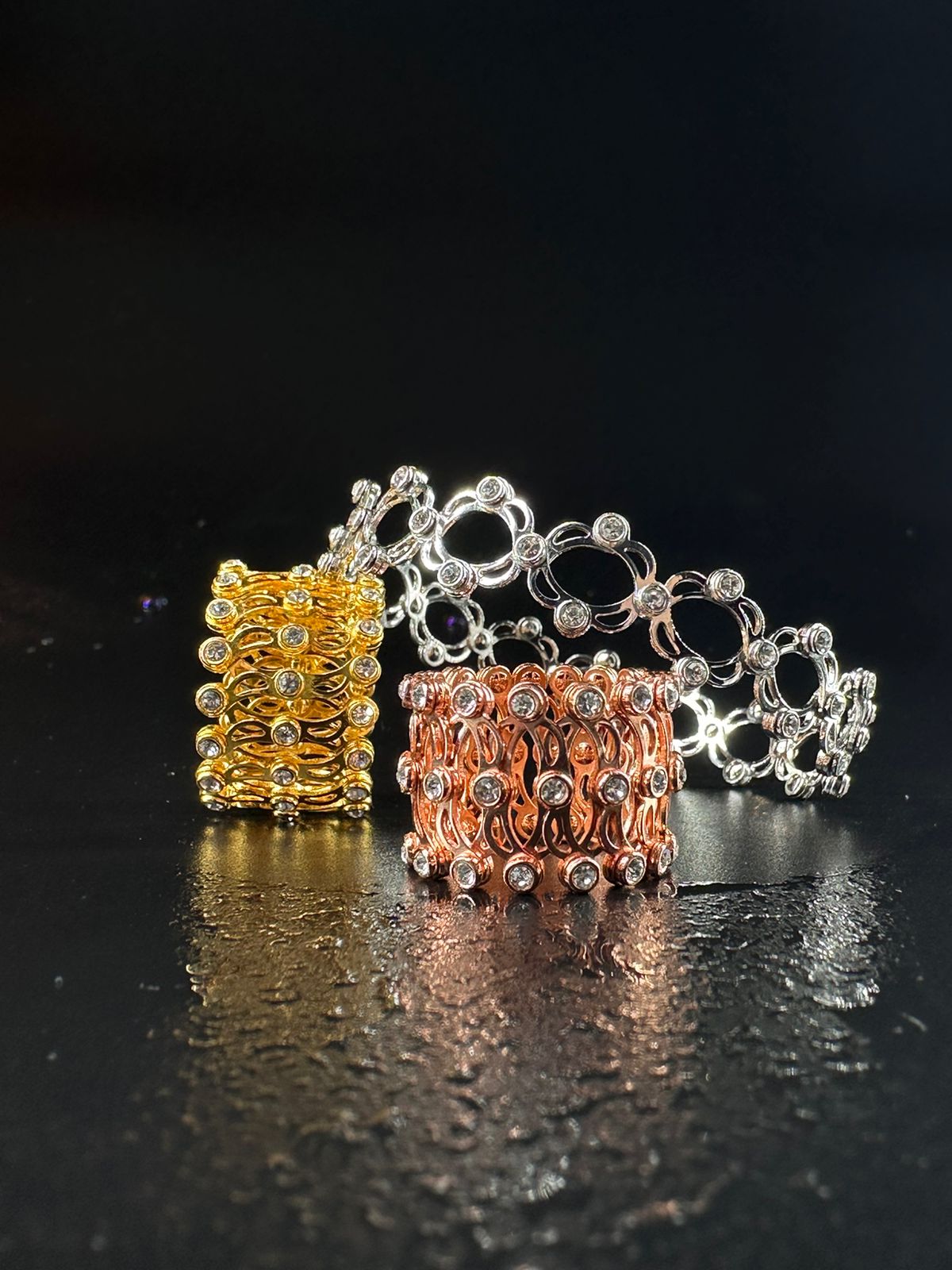 CELESTIA RING-CUM-BRACELET YELLOW GOLD