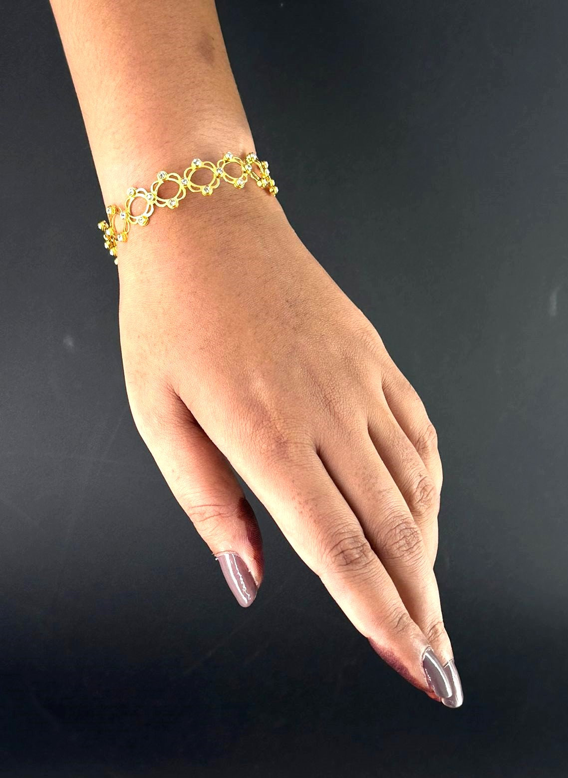 CELESTIA RING-CUM-BRACELET YELLOW GOLD