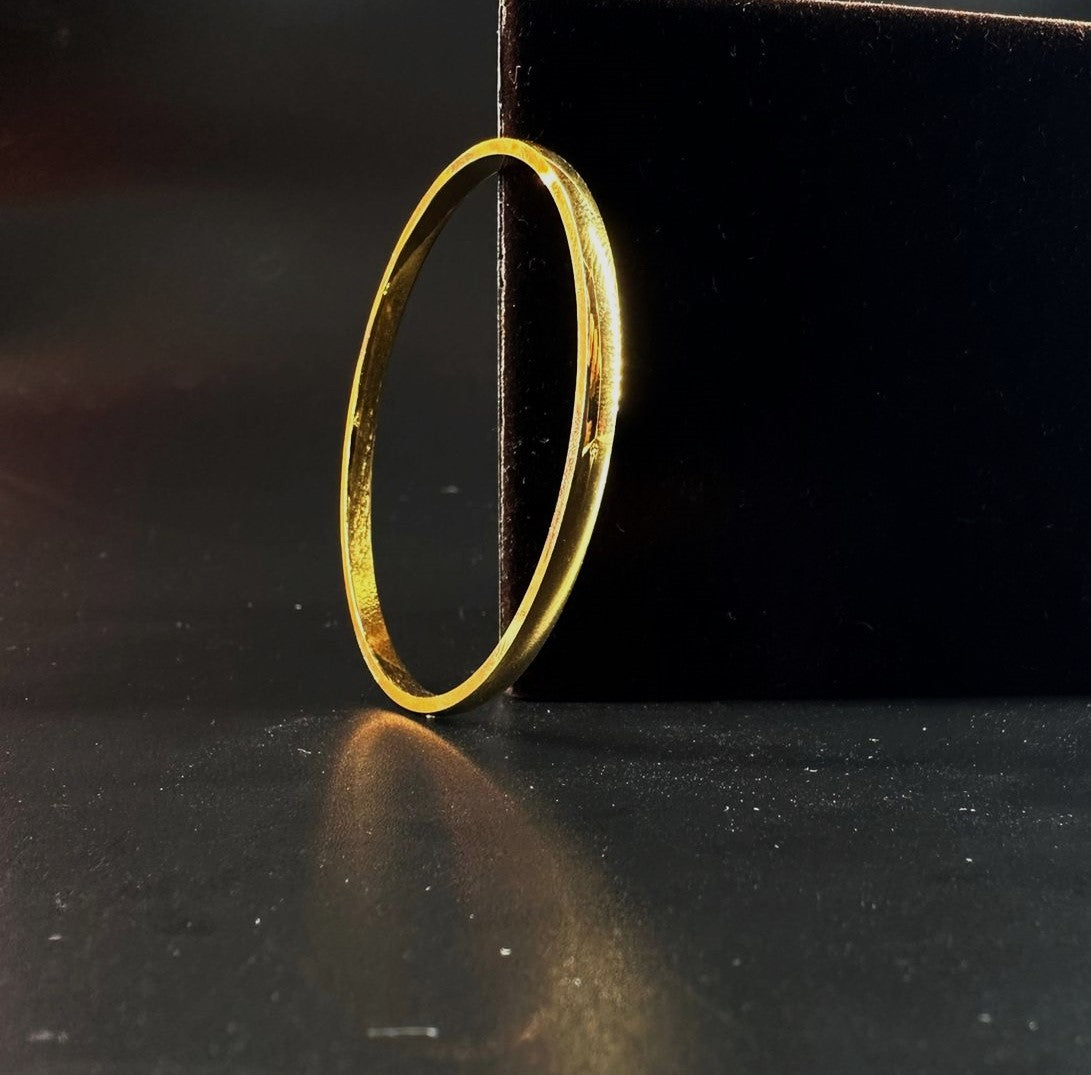 ULTIMATE PLAIN KADA IN GOLD FINISH
