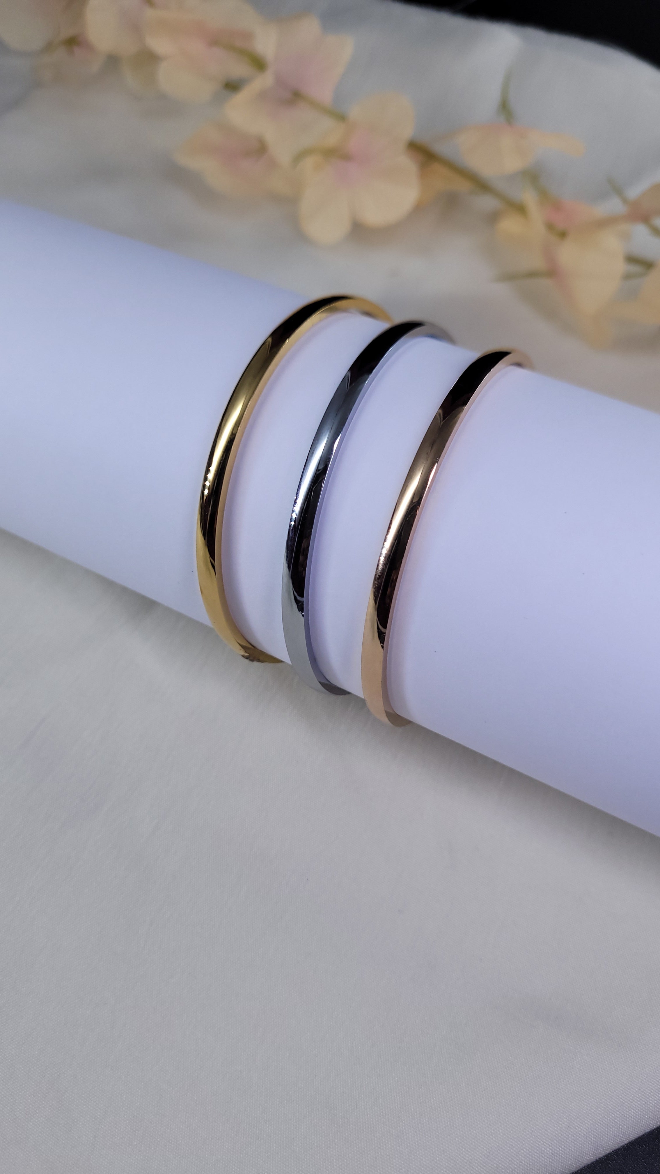 ULTIMATE PLAIN KADA IN ROSE GOLD FINISH