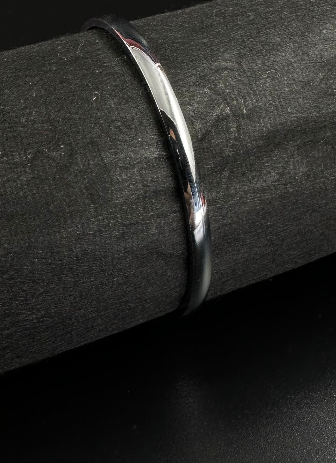 ULTIMATE PLAIN KADA IN SILVER FINISH