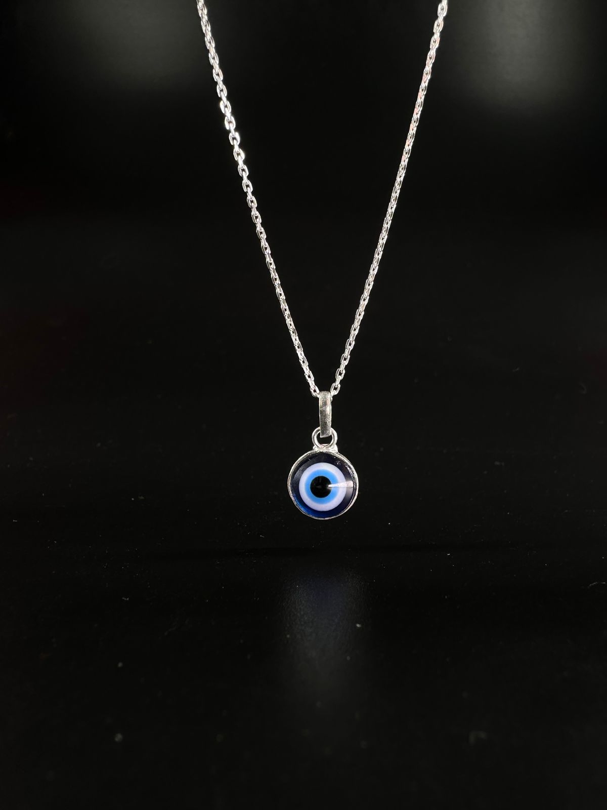 EVIL EYE LOCKET WITH FANCY CHAIN
